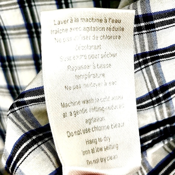 [PROJEKRAW] Men’s Original Brand Large Short Sleeve Plaid Button Down - Picture 5 of 8